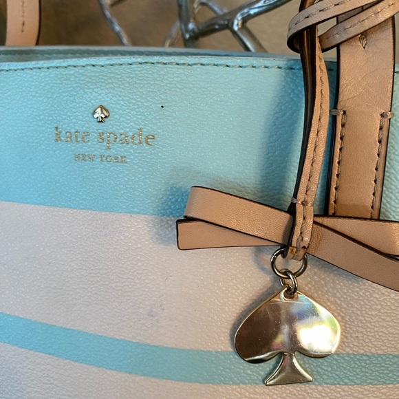 ❤️🔥Kate Spade Hawthorne Tote Blue and White❤️🔥 - Picture 2 of 4